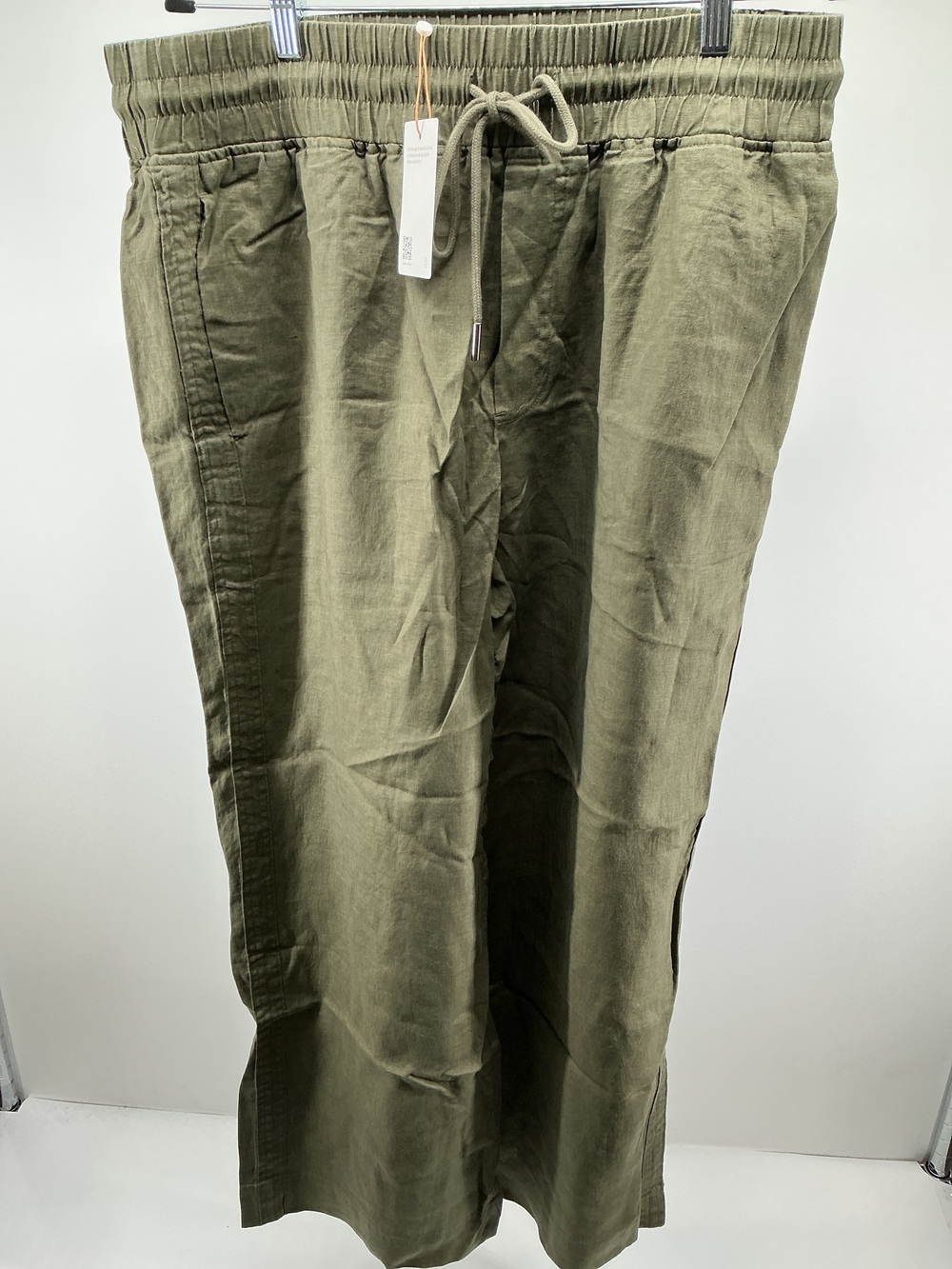 100% European Linen Wide Leg Pants - 30"